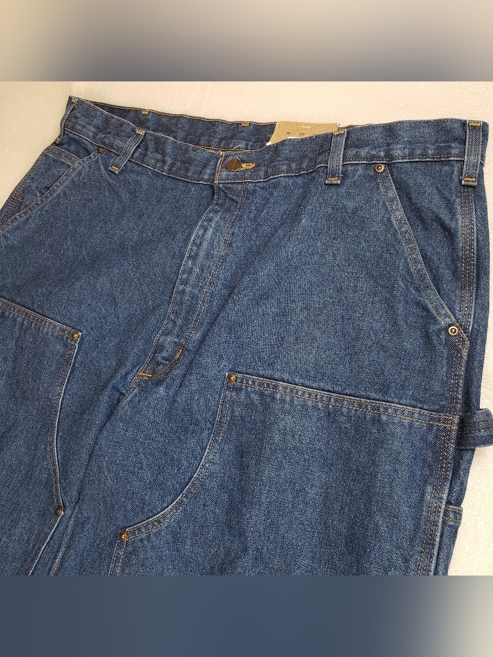 NWT Carhartt Men's 40x34 B73 DST Double Front Washed Logger Dungaree Jeans